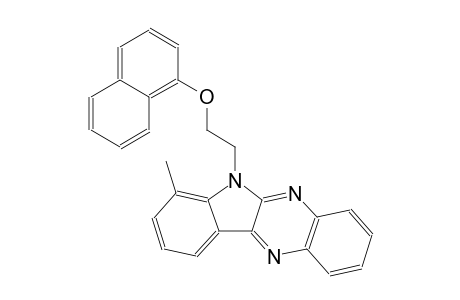 2-(7-methyl-6H-indolo[2,3-b]quinoxalin-6-yl)ethyl 1-naphthyl ether