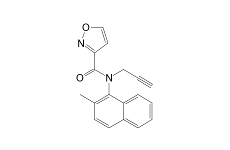 3-Isoxazolecarboxamide, N-(2-methyl-1-naphthalenyl)-N-2-propynyl-