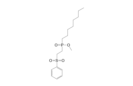 N-OCTYL-[(2-PHENYLSULFONYL)-ETHYL]-PHOSPHINIC-ACID-METHYLESTER