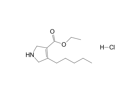 1H-Pyrrole-3-carboxylic acid, 2,5-Dihydro-4-pentyl-, Ethyl ester, Monohydrochloride