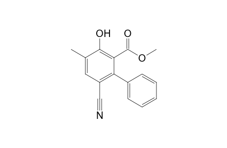 Methyl 6-Cyano-3-hydroxy-4-methylbiphenyl-2-carboxylate