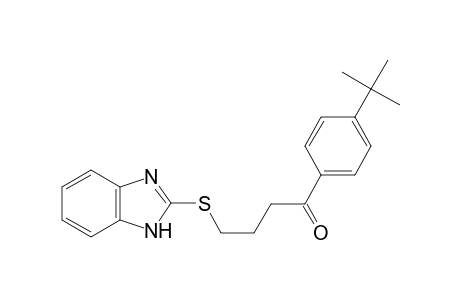 1-Butanone, 4-(1H-1,3-benzimidazol-2-ylthio)-1-[4-(1,1-dimethylethyl)phenyl]-