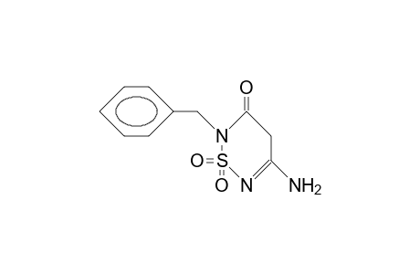5-Amino-2-benzyl-2H-1,2,6-thiadiazin-3(4H)-one 1,1-dioxide