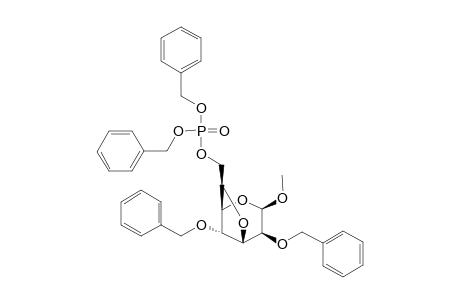 METHYL-3,6-ANHYDRO-7-O-DIBENZYLOXYPHOSPHORYL-2,4-DI-O-BENZYL-L-GLYCERO-BETA-D-MANNO-HEPTOPYRANOSIDE