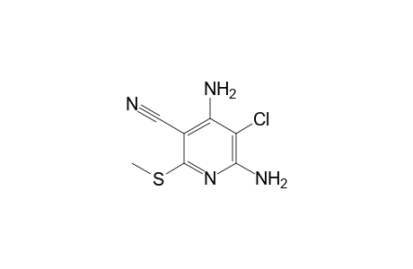 4,6-Diamino-5-chloro-3-cyano-2-(methylthio)pyridine