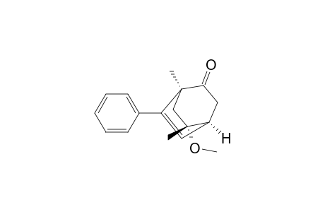 (1S,2R,4S)-2-methoxy-2,4-dimethyl-5-phenyl-8-bicyclo[2.2.2]oct-5-enone
