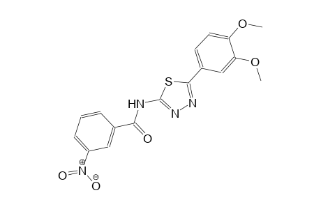 N-[5-(3,4-dimethoxyphenyl)-1,3,4-thiadiazol-2-yl]-3-nitrobenzamide