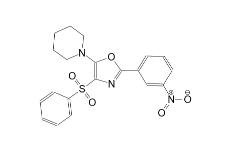 piperidine, 1-[2-(3-nitrophenyl)-4-(phenylsulfonyl)-5-oxazolyl]-