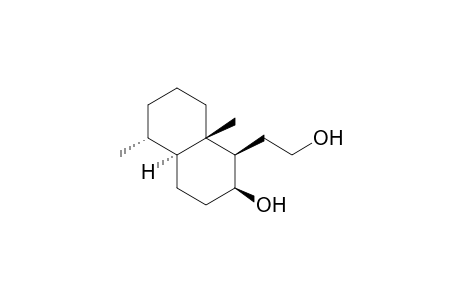 1-Naphthaleneethanol, decahydro-2-hydroxy-5,8a-dimethyl-, [1R-(1.alpha.,2.alpha.,4a.beta.,5.beta.,8a.alpha.)]-