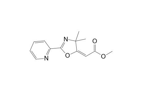 (2E)-2-[4,4-dimethyl-2-(2-pyridinyl)-5-oxazolylidene]acetic acid methyl ester