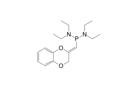 2,3-DIHYDRO-1,4-BENZODIOXIN-2-YLIDENEMETHYLPHOSPHONYL_TETRAETHYLAMIDE;MAJOR_ISOMER