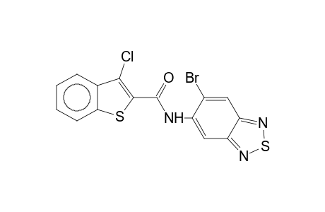 N-(6-Bromo-2,1,3-benzothiadiazol-5-yl)-3-chloro-2-thianaphthenecarboxamide
