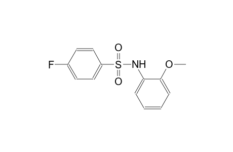 4-fluoro-N-(2-methoxyphenyl)benzenesulfonamide