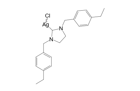 CHLORO-1,3-BIS-(4-ETHYLBENZYL)-IMIDAZOLIN-2-YLDENE-SILVER(I)