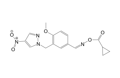 4-methoxy-3-[(4-nitro-1H-pyrazol-1-yl)methyl]benzaldehyde O-(cyclopropylcarbonyl)oxime