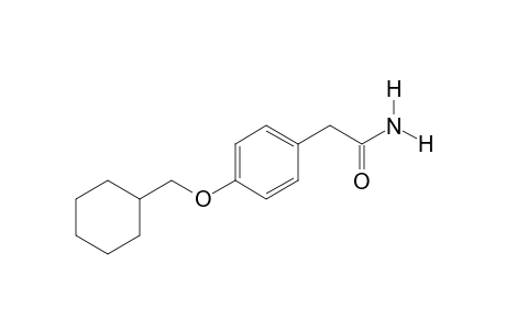 2-[p-(cyclohexylmethoxy)phenyl]acetamide