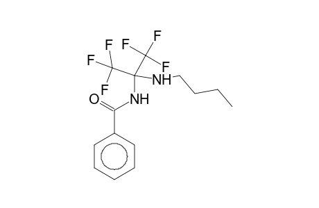 N-[1-(Butylamino)-2,2,2-trifluoro-1-(trifluoromethyl)ethyl]benzamide
