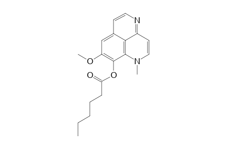 9-O-(Hexanoyl)-iso-Aaptamine