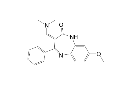 3-Dimethylaminomethylene-8-methoxy-4-phenyl-2,3-dihydro-1H-1,5-benzodiazepin-2-one