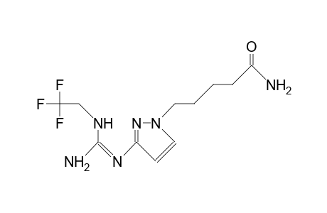 N'-(1-[4-Aminocarbonyl]-3-pyrazolyl)-N-(2,2,2-trifluoro-ethyl)-guanidine