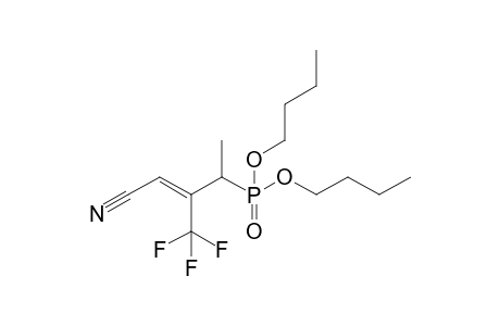 (E)-Dibutyl 3-Cyano-2-trifluoromethyl-1-methylprop-2-enylphosphonate