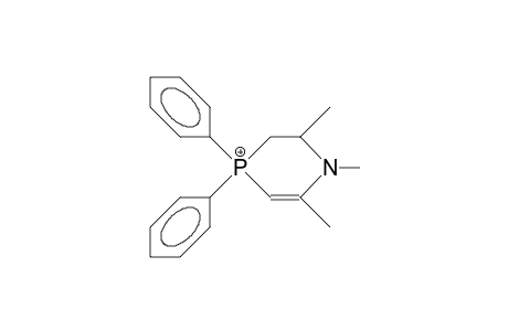 1,2,6-Trimethyl-4,4-diphenyl-1,2,3,4-tetrahydro-1,4-azaphosphorinium cation