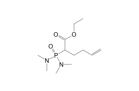 Ethyl 2-[bis(dimethylamino)phosphoryl]hex-5-enoate