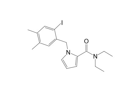 1-(2-Iodo-4,5-dimethylbenzyl)pyrrole-2-carboxylic acid diethyl amide
