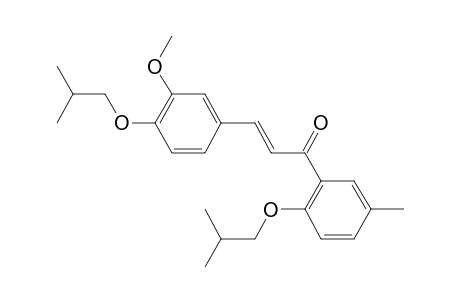 4,2'-bis(2-Methylpropyl)oxy-3-methoxy-5'-methylchalcone (isomer 2)