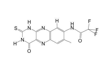 2,2,2-trifluoro-N-(7-methyl-4-oxo-2-thioxo-1,2,3,4-tetrahydrobenzo[g]pteridin-8-yl)acetamide