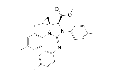 (Z,1R*,3R*,4S*)-Methyl 1-Methyl-5,7-Di(p-tolyl)-6-(p-tolylimino)-5,7-diazaspiro[2.4]heptane-4-carboxylate