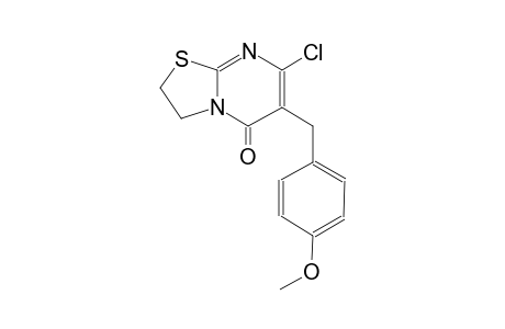 5H-thiazolo[3,2-a]pyrimidin-5-one, 7-chloro-2,3-dihydro-6-[(4-methoxyphenyl)methyl]-