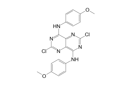 2,6-bis(chloranyl)-N4,N8-bis(4-methoxyphenyl)pyrimido[5,4-d]pyrimidine-4,8-diamine
