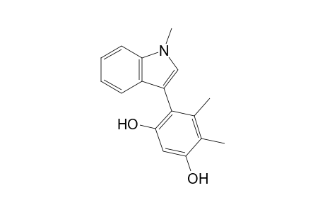 4,5-Dimethyl-6-(1-methyl-1H-indol-3-yl)-1,3-benzenediol