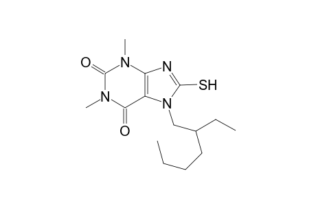 7-(2-Ethyl-hexyl)-8-mercapto-1,3-dimethyl-3,7(1H)-dihydro-purine-2,6-dione