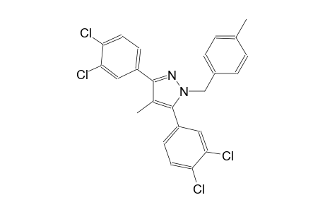 3,5-bis(3,4-dichlorophenyl)-4-methyl-1-(4-methylbenzyl)-1H-pyrazole