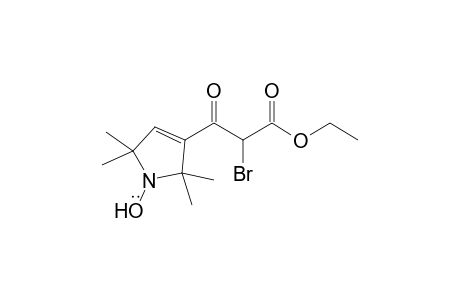 3-[2-Bromo-2-(ethoxycarbonyl)acetyl]-2,5-dihydro-2,2,5,5-tetramethyl-1H-pyrrol-1-yloxy radical