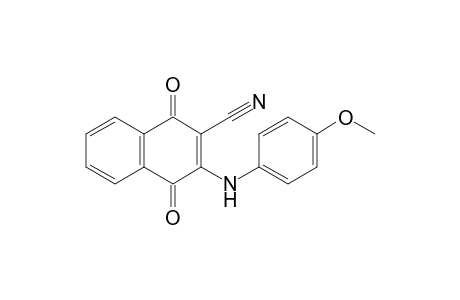 2-Cyano-3-(4-methoxyphenyl)amino-1,4-naphthoquinone