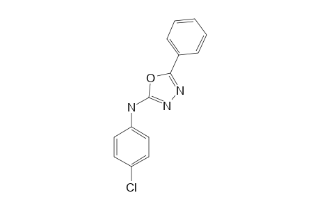2-PHENYL-5-(4-CHLORO-PHENYLAMINO)-1,3,4-OXADIAZOLE