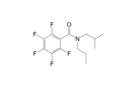 Benzamide, pentafluoro-N-propyl-N-isobutyl-