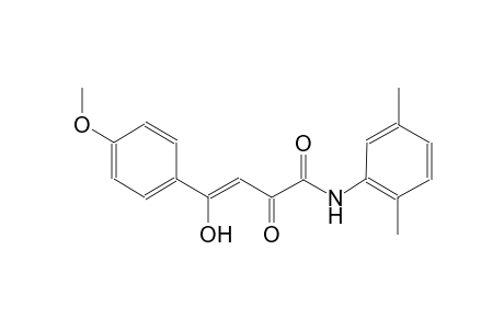 (3Z)-N-(2,5-dimethylphenyl)-4-hydroxy-4-(4-methoxyphenyl)-2-oxo-3-butenamide