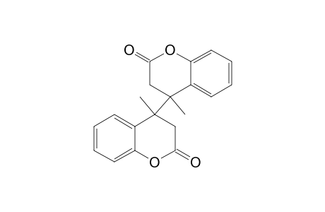 rac-4,4'-Dimethyl-4,4'-bi-3,4-dihydrocoumarin