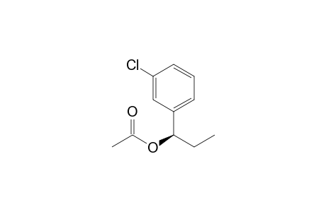 (R)-(+)-1-(3'-Chlorophenyl)propyl acetate
