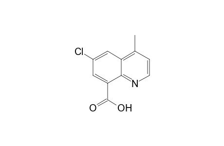 6-Chloro-4-methyl-8-quinolinecarboxylic acid