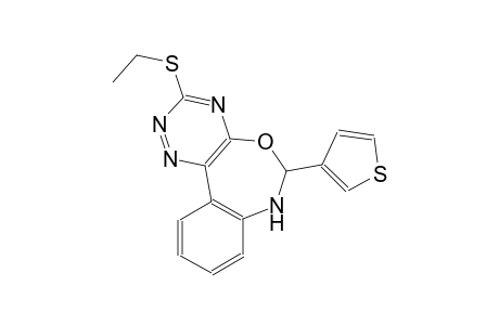 3-(ethylsulfanyl)-6-(3-thienyl)-6,7-dihydro[1,2,4]triazino[5,6-d][3,1]benzoxazepine