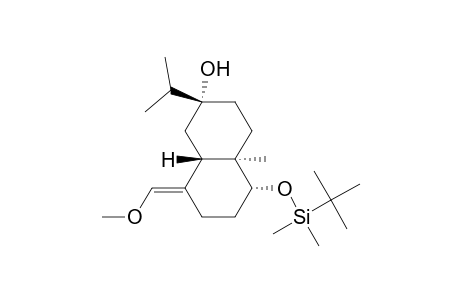 (2R,4aR,5R,8E,8aS)-5-[tert-butyl(dimethyl)silyl]oxy-2-isopropyl-8-(methoxymethylene)-4a-methyl-decalin-2-ol