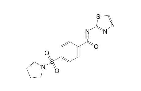 benzamide, 4-(1-pyrrolidinylsulfonyl)-N-(1,3,4-thiadiazol-2-yl)-