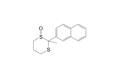 1,3-Dithiane, 2-methyl-2-(2-naphthalenyl)-, 1-oxide