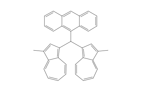 9-[bis(3-methyl-1-azulenyl)methyl]anthracene