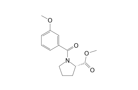 (2S)-1-m-anisoylpyrrolidine-2-carboxylic acid methyl ester